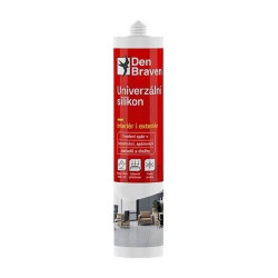 DEN BRAVEN univerzálny silikón 280 ml, biely