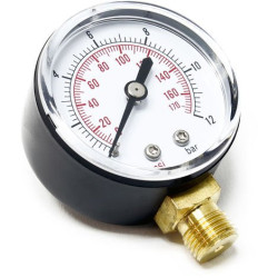 ATL Manometer DN40 0-12 BAR (175 psi) Spodný vývod 1/8"