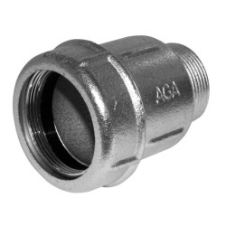 AGAFLEX AK spojka 1/2“, 19,3-22,0 mm, vonkajší závit, upínanie, voda, liatina/pozink