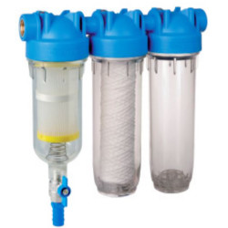 ATLAS Vodný filter samočistiaci HYDRA TRIO 1" RSH 50mcr + FA 25mcr + Prázdna nádoba