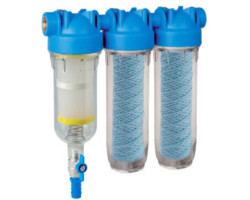ATLAS Vodný filter samočistiaci HYDRA TRIO 1" RSH 50mcr + SANICO FA 25 + 10mcr