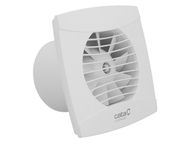 UC-12 TH kúpeľňový ventilátor axiálny s automatom, 12W, potrubie 120mm, biela