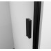 Sprchové dvere ZOOM BLACK do niky 800 mm, číre sklo, ľavé