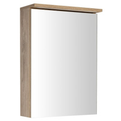 KAWA STRIP galéria s LED osvetlením 50x70x22cm, dub emporio