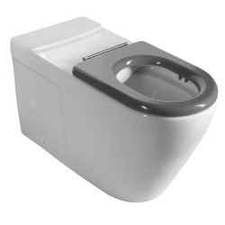 MEDIC RIMLESS WC misa pre kombi, spodný/zadný odpad, biela