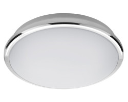 SILVER stropné LED svietidlo pr.28cm, 10W, 230V, studená biela, chróm