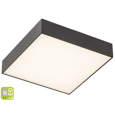 RISA stropné svietidlo LED 30W, 300x55x300mm, 230V, čierna