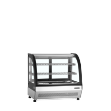 Pultová chladiaca vitrína so zaobleným sklom TEFCOLD LCT750C/BLACK