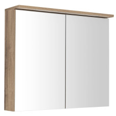 KAWA STRIP galéria s LED osvetlením 80x70x22cm, dub emporio