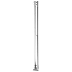 Vykurovacie teleso PILON 122x1800mm, s dvoma háčikmi na uteráky, chróm