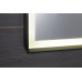 SORT LED podsvietené zrkadlo 120x70cm, matná čierna