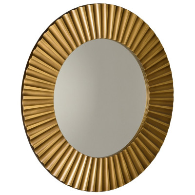 PRIDE zrkadlo v ráme, pr.90cm, bronz