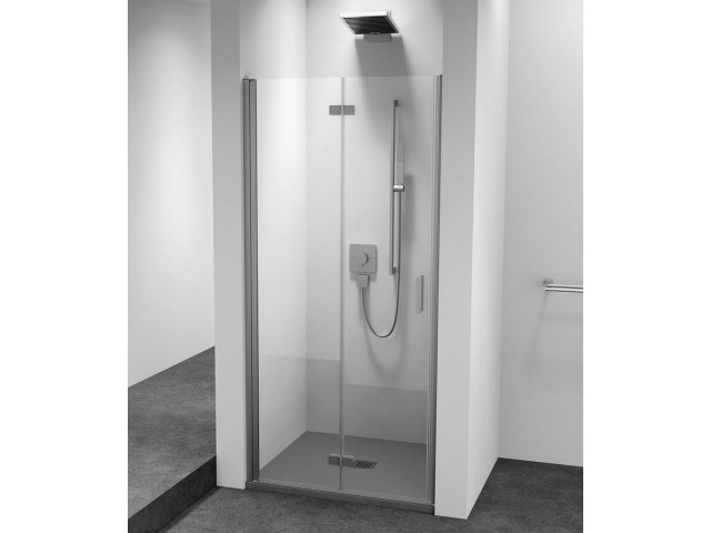Sprchové dvere ZOOM do výklenku 900 mm, číre sklo, ľavé