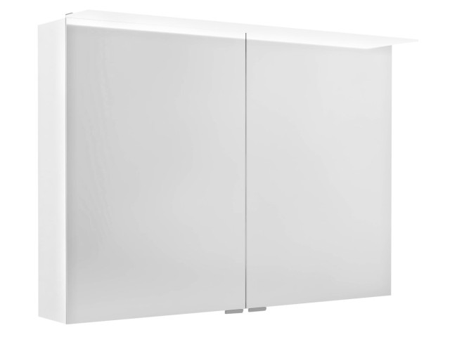 LINEX galerka s LED osvětlením, 100x70x15cm, bílá