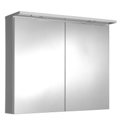 KAWA galerka s LED osvetlením 80x70x24cm, biela