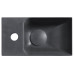 PICCOLINO betónové umývadlo 30,8x17cm, batéria vľavo, antracit