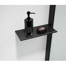 ESCA SHELF polička do profilu 230x120mm, čierna mat