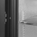 Sklenené otočné dvere minibaru, čierne TEFCOLD BA31S-3